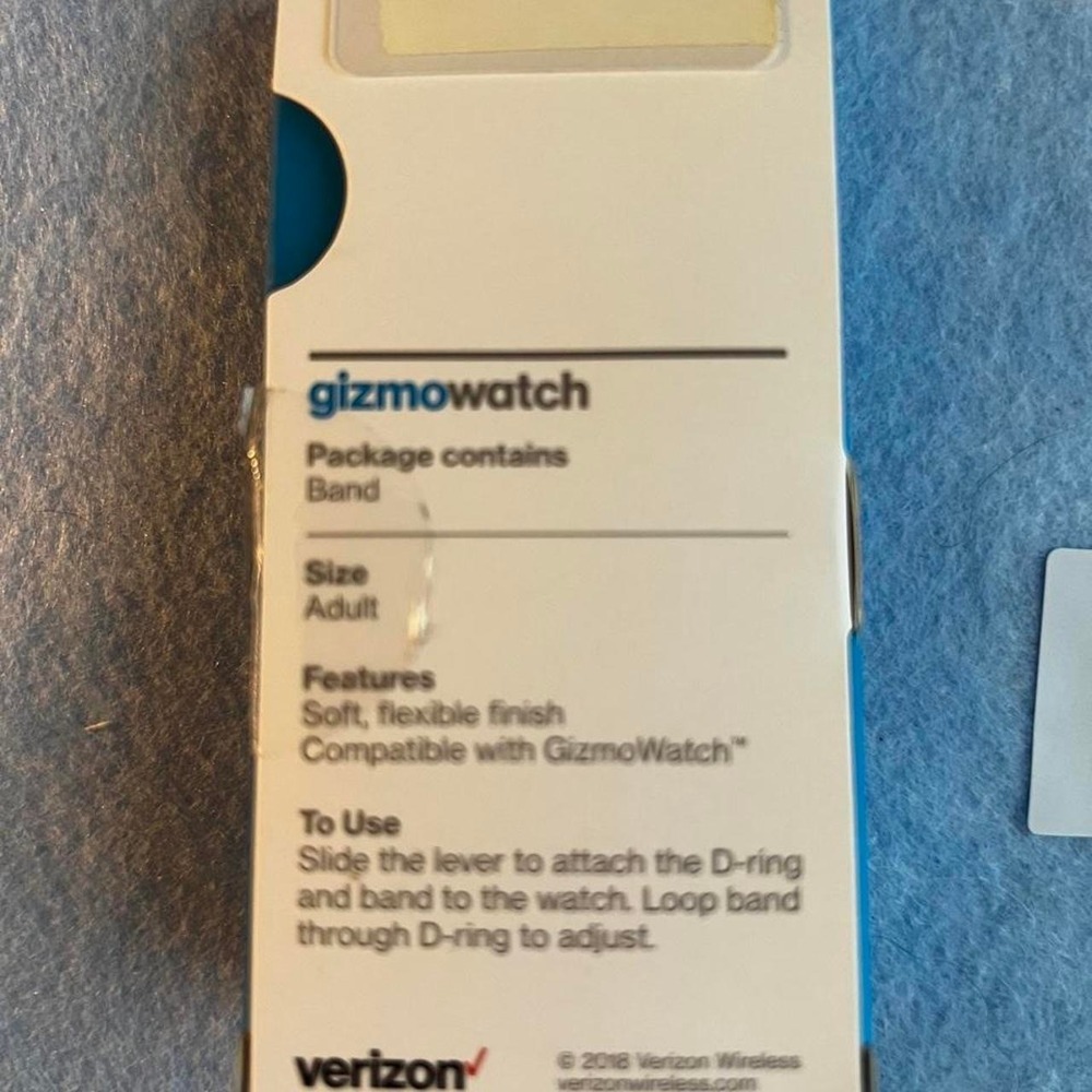 Gizmo Watch Band Blue New Never Opened Perfect Condition - Picture 2 of 4